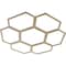 Ekena Millwork Florin Wood Fretwork Pierced Ceiling Medallion, Hickory, 32"OD x 11 1/4"ID x 3/8"T CMWP32X32X0375FOHI - alternate 5